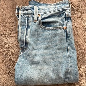 Levi’s womens 501 jeans, W24 L28, never worn, skinny jeans